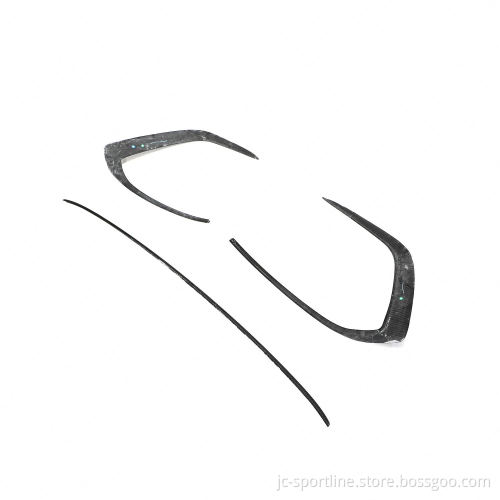 Dry Carbon Golf MK8 Front Grill Vents Trims - VW Golf VIII MK8 GTI 4-Door 2021-2023